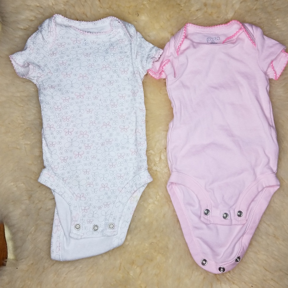 2 3month girl onesies
